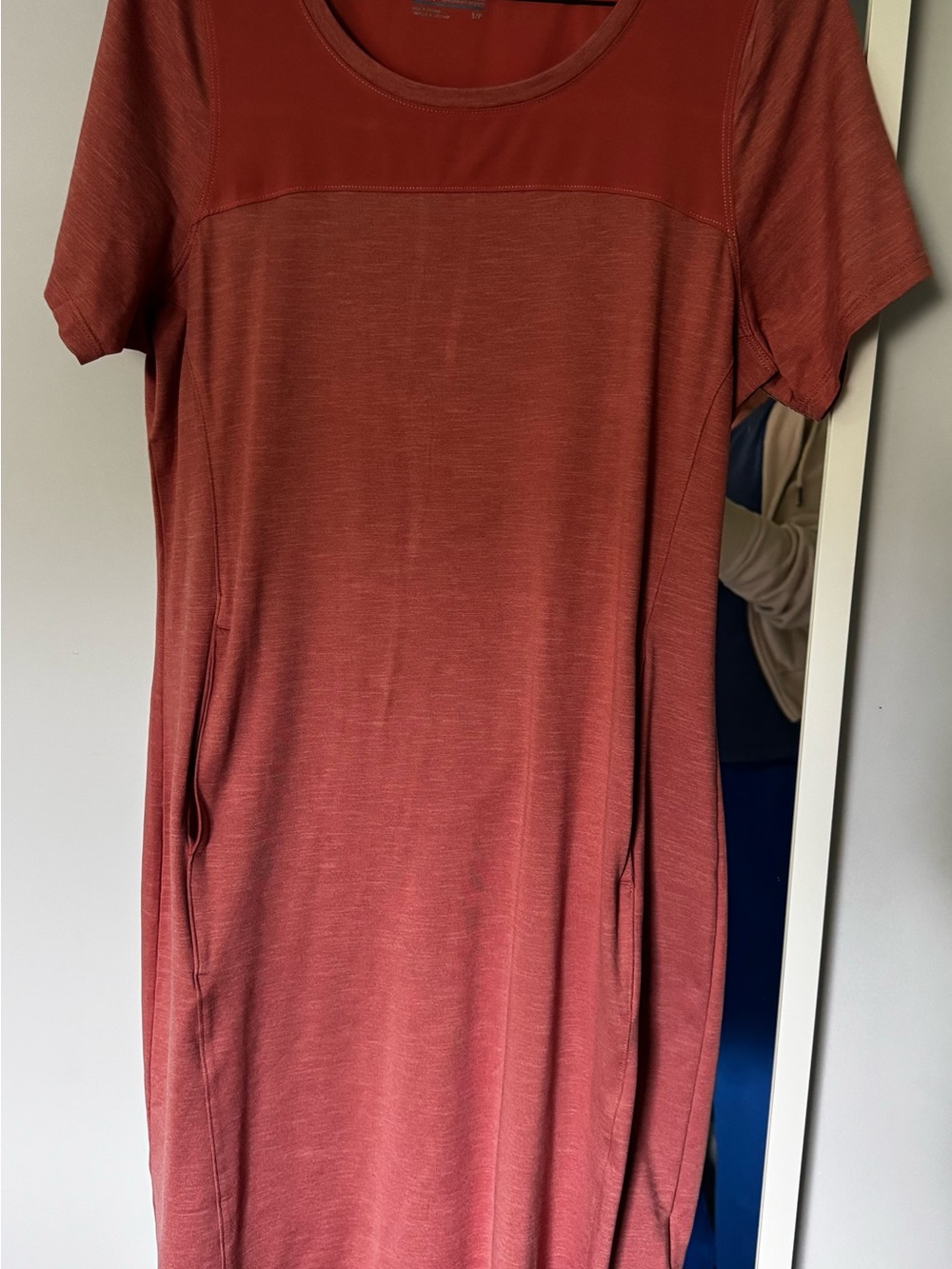 Columbia Women's Rust Red Short-Sleeve Tee Active Dress